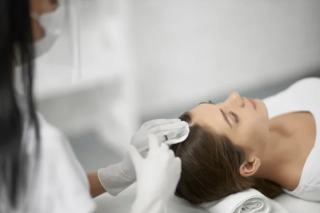 Mesoterapia capilar con fármacos en clinica ceta leganés